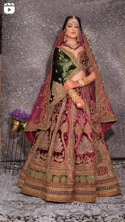 gorgeous beautiful bridal lehenga choli