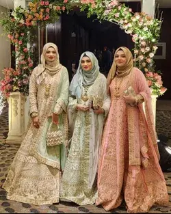 wedding dresses idea with hijab