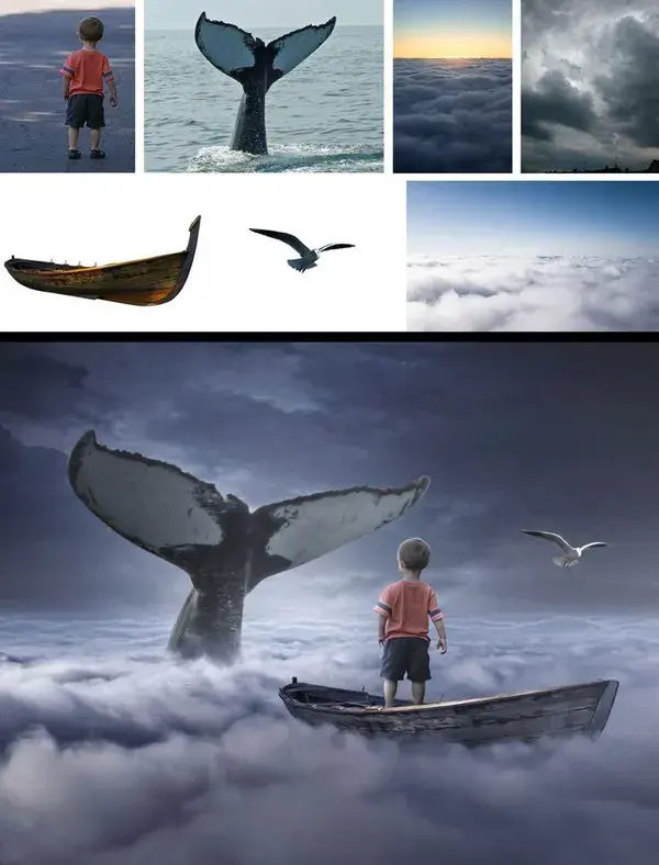 My Dream Whale - Photo Manipulation Tutorial