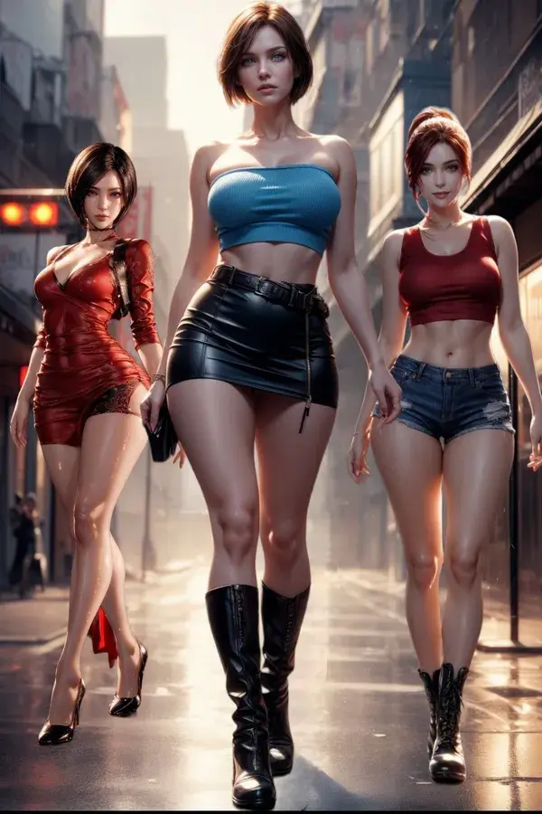 Resident Evil girls