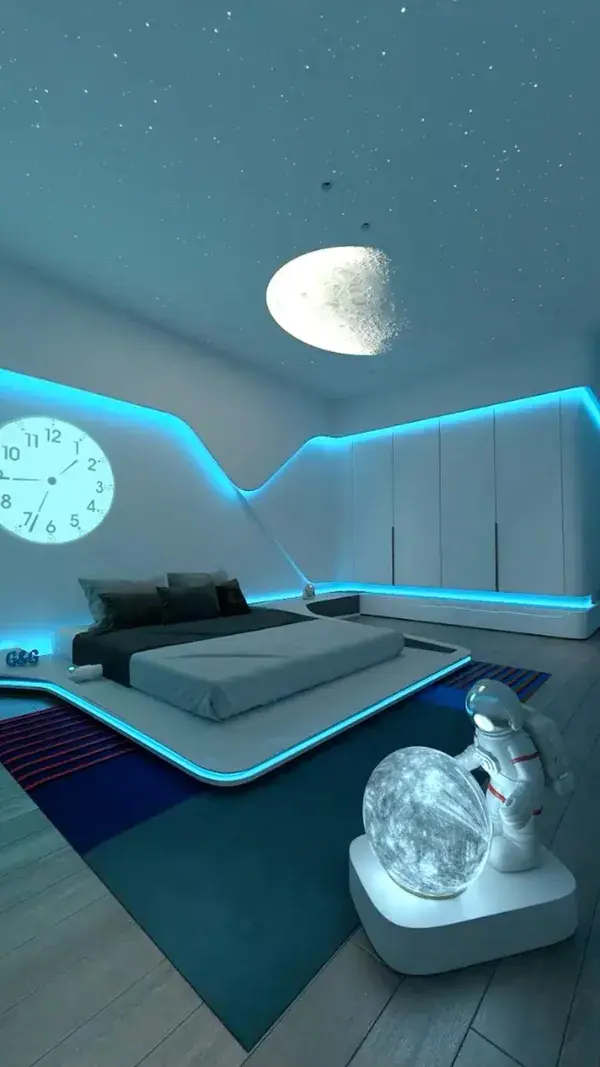 Boys bedroom lights design ideas. Star it for your son