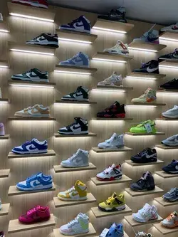 Sneaker shelves aesthetic