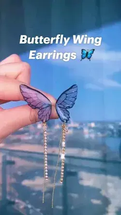 Butterfly Wing Earrings 🦋