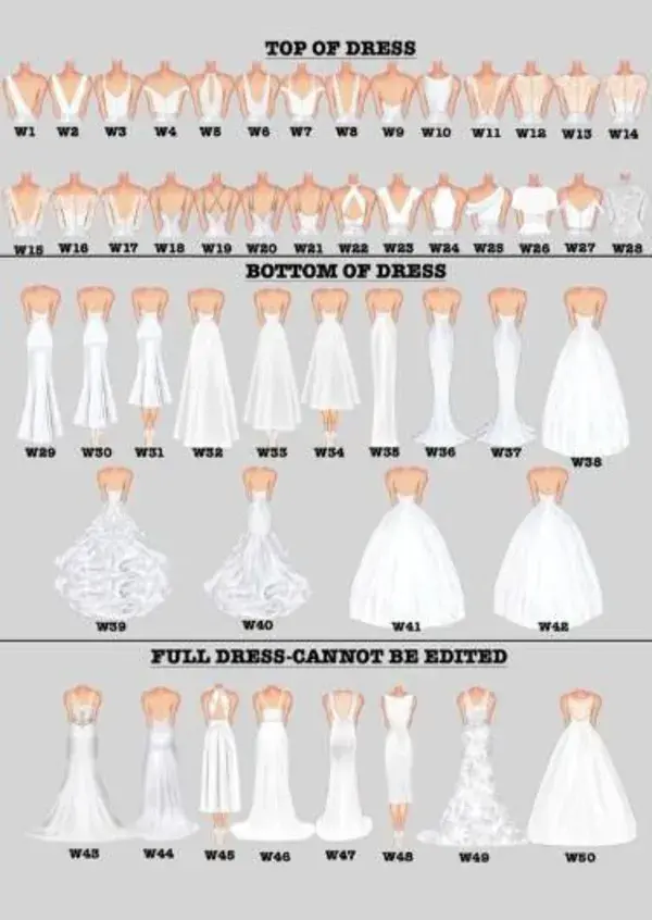 Types Of Wedding Dresses (Leave In The Comments Which One Is Your Favorite)