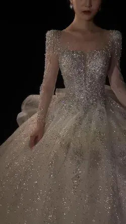 Glitter Wedding Dress