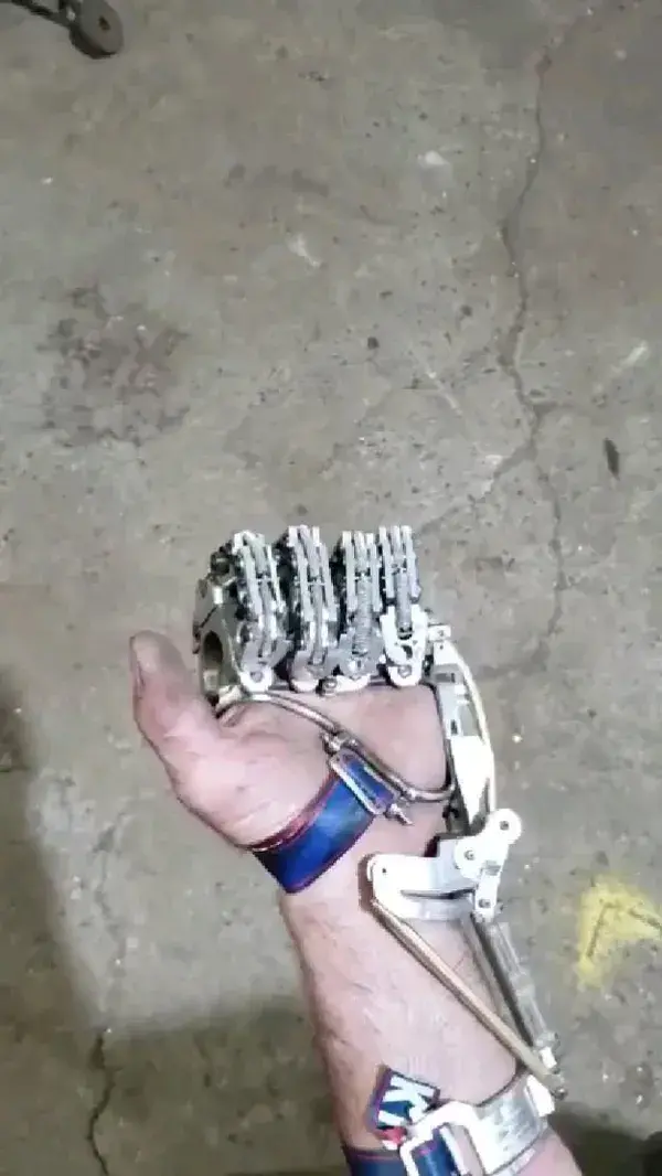 Robotic hand of human