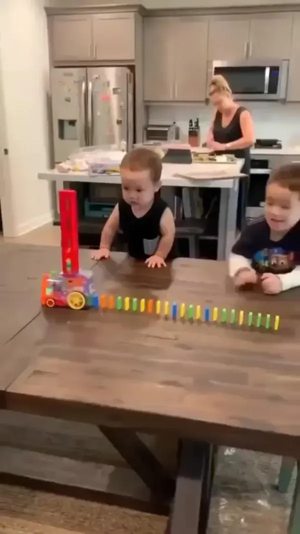 Domino Train Toy