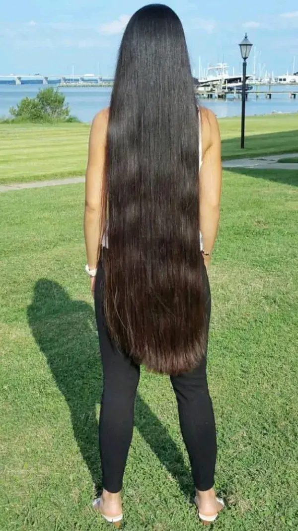 long hair style