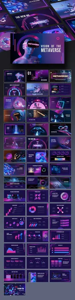 Vision of the Metaverse Professional PPT Design Templates