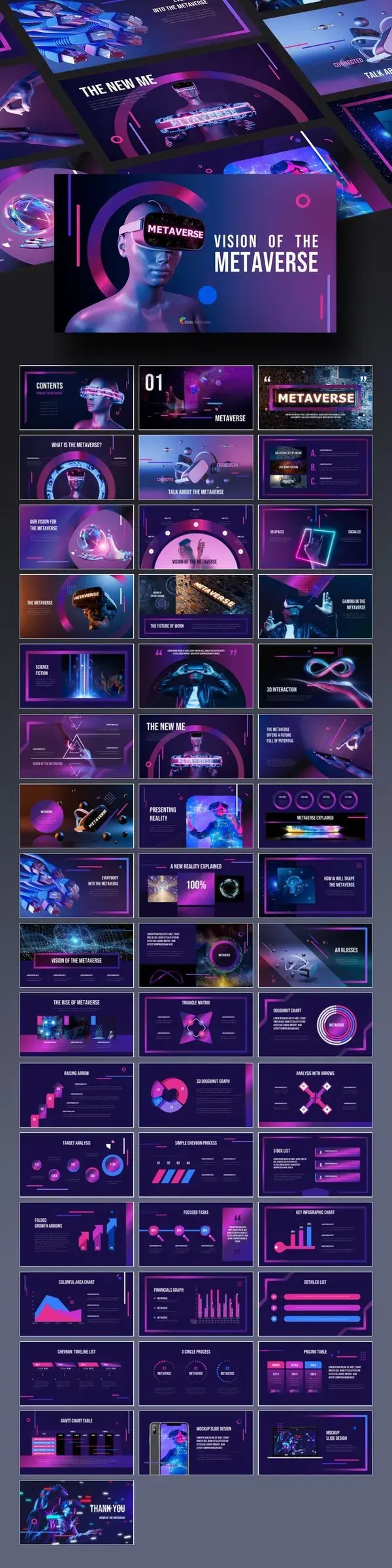 Vision of the Metaverse Professional PPT Design Templates