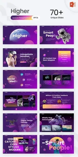 Higher - Space PowerPoint Presentation Template