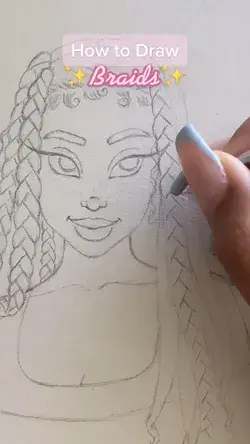 How to Draw Braids Tutorial by BrookesCanvas