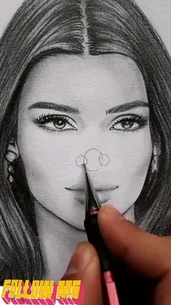 How to draw a nose, Nose drawing tutorial, easy nose drawing tutorial, easy nose sketching tutorial