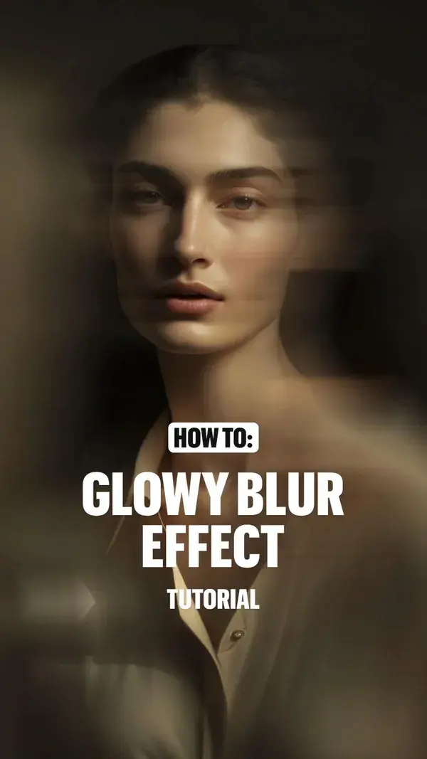 Graphic Design Tips: easy glowy blur effect for portraits to up-level your photos!