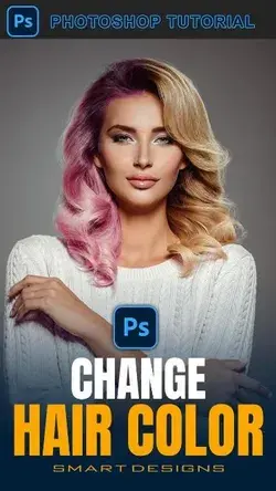 How to change hair color in Photoshop