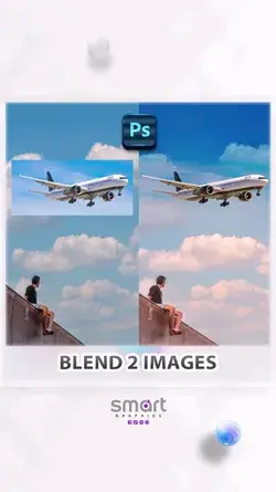 Auto blend in Photoshop