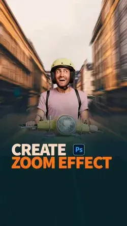 Create Zoom Effect in Photoshop 💫😊