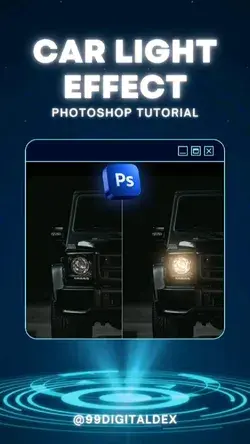 Car Light Effect in Photoshop Tutorial