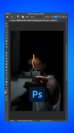 How to create a realistic flame in Photoshop!