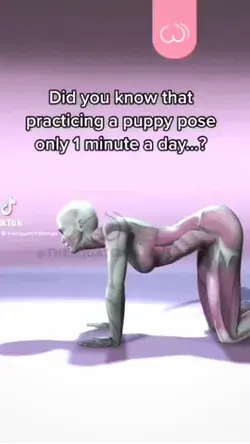 Did You Know That Practicing A Puppy Pose...