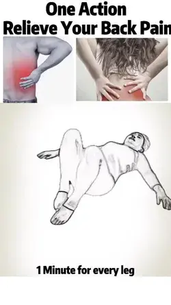 Simple action to relieve back pain at home