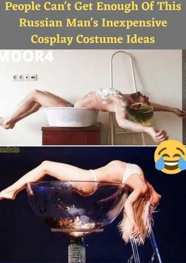 People Can't Get Enough Of This Russian Man's Inexpensive Cosplay Costume Ideas