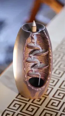 The ceramic incense burner for yoga flow.