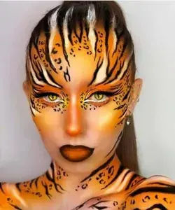 makeup to look like a tiger