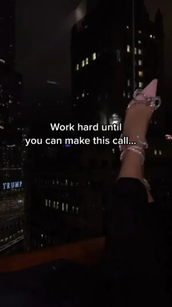 work hard till you make this call