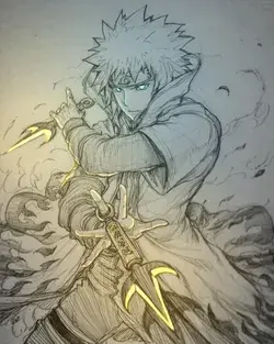 yellow flash of hidden leaf Minato #naruto #minato #anime