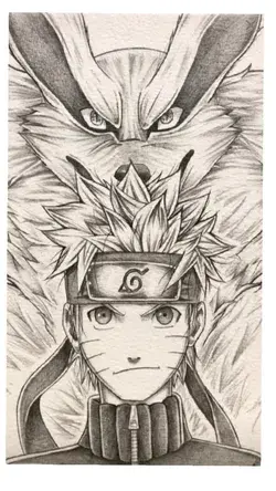 Naruto wth kurama