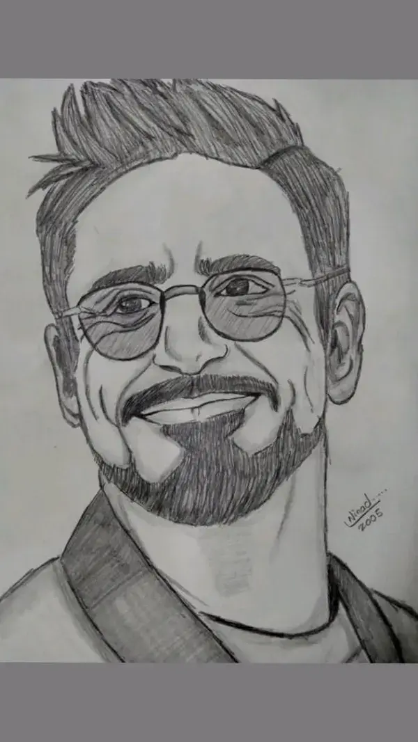 tony stark sketch