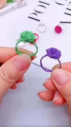 Origami Rose Ring