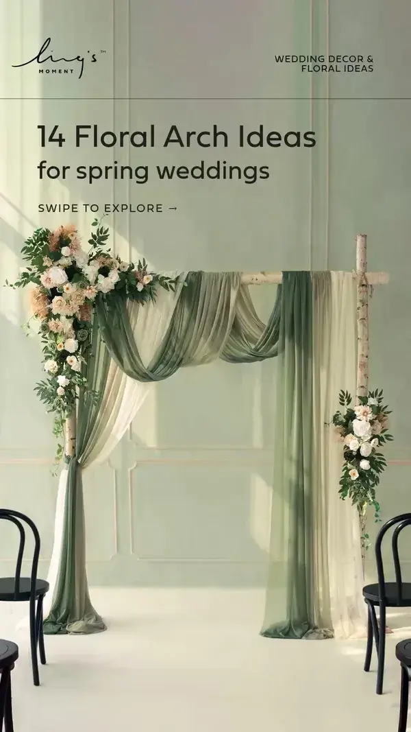 14 Floral Arch Ideas for Spring Weddings