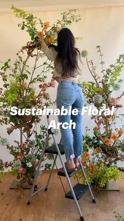 Sustainable Floral Arch