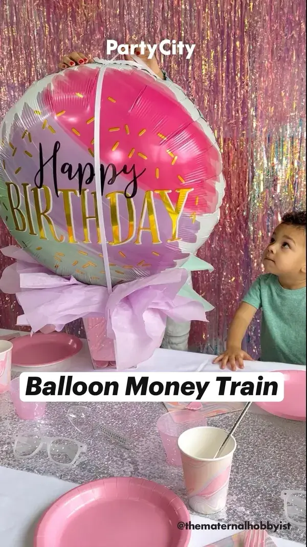 Balloon Money Train