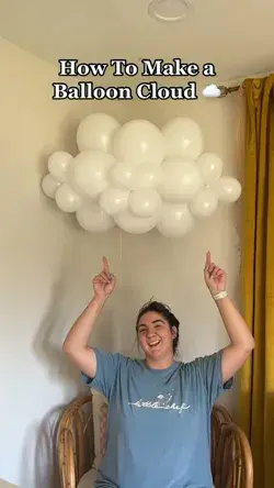 How to Make a Balloon Cloud, Cloud Balloons, Balloon Cloud Tutorial