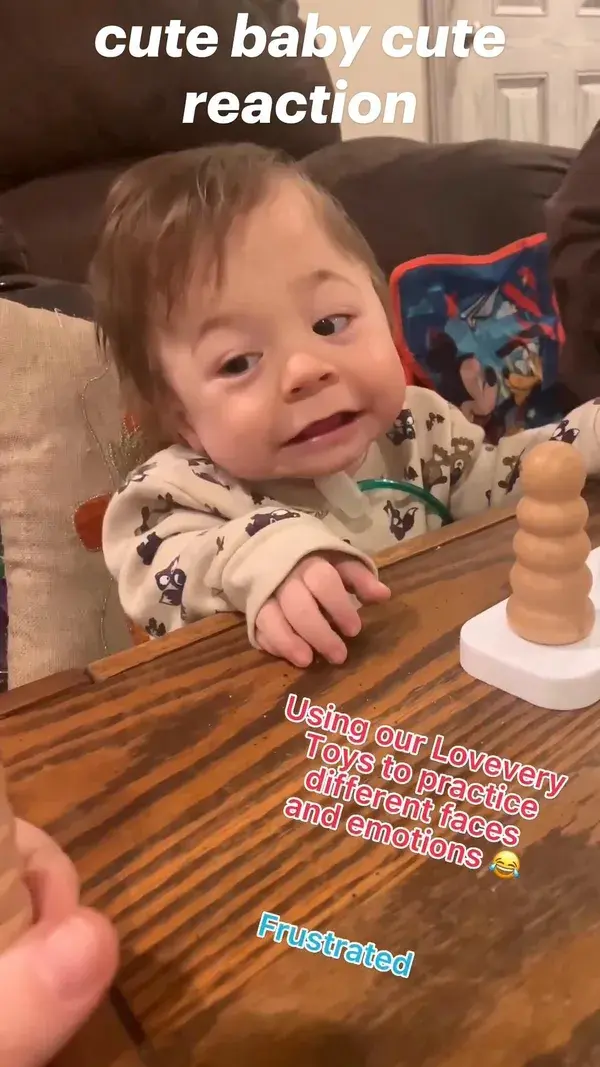 cute baby cute reaction