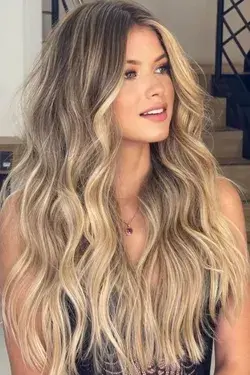 Virgin Balayage Brown Ombre Blonde Hair