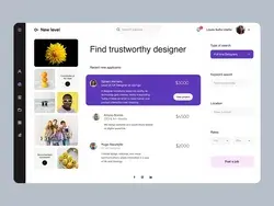 New Level - Dashboard Design for Hiring by Outcrowd