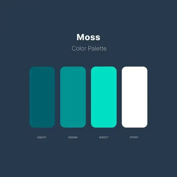 Moss Colour Palette