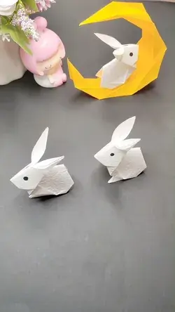Cute rabbit origami