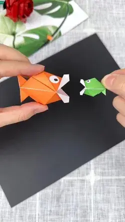 How To Make Origami - Fish 3D