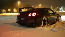  Nissan GTR snow launch control