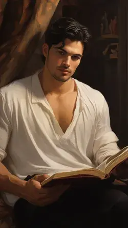 Portuguese Handsome Young Man Reading #Portuguese #Handsome #man #guy #avatar #wallpaper