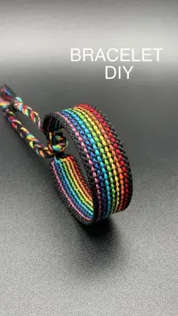 Super detailed rainbow hand rope knitting tutorial