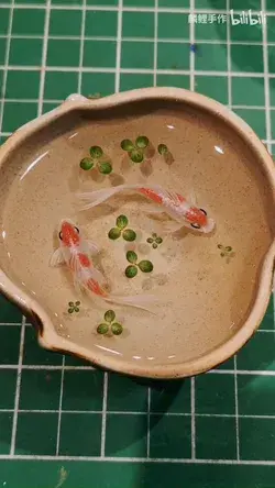 3D Koi Fish Resin Painting