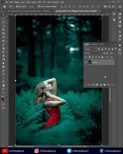 Standout Red Color Easily in Photoshop