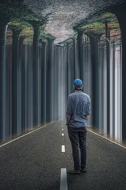 Surreal Road Photo Manipulation Photoshop Tutorial