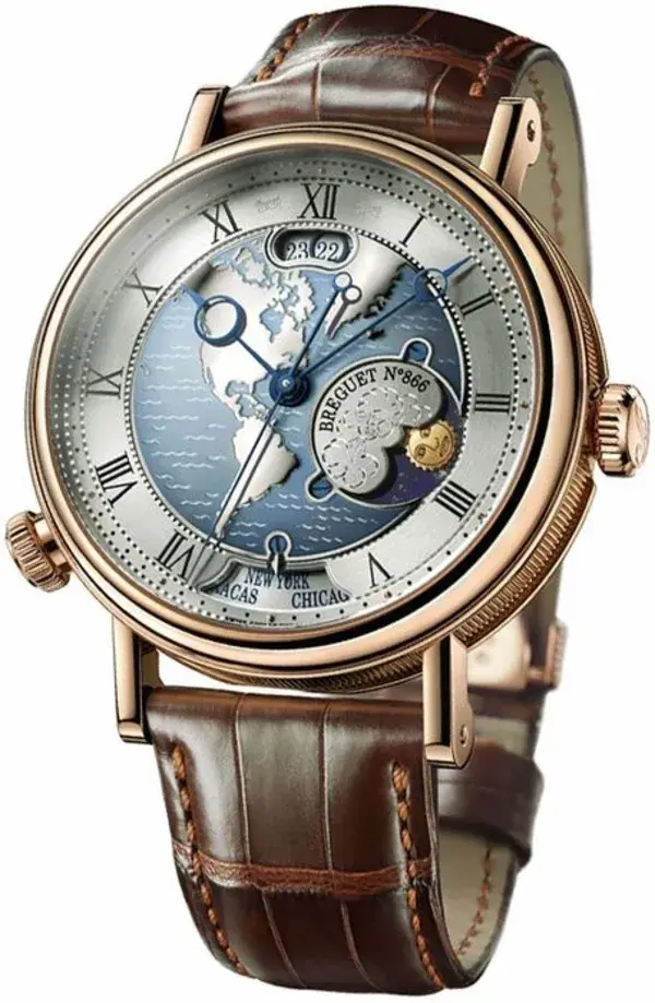 Jomashop - Breguet Classique Hora Mundi Automatic Silver Dial Men's Watch 5717BR/US/9ZU